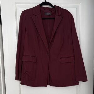Lane Bryant Women's Burgundy Blazer